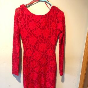 Red Midi Dress